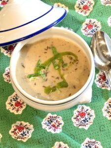 Cream of Cabbage (and Potato) Soup
