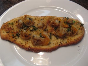 Shrimp and White Bean Pizza with Herbs