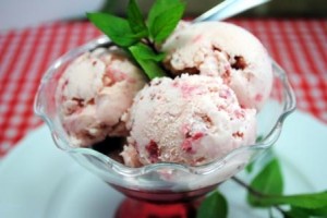 Strawberry Goat Milk Ice Cream