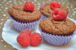 Raspberry Chocolate Muffins