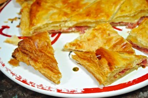 Soppressata and Cheese in Puff Pastry