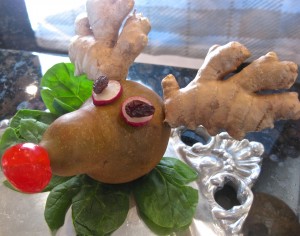 Rudolph the Red Nosed Reindeer Garnish