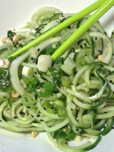 Cucumber Noodle Salad