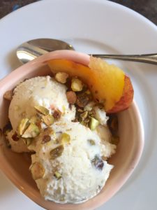Peachy Pistachio Ice Cream