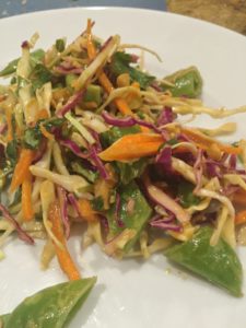 Crunchy Asian Salad with Peanut Dressing