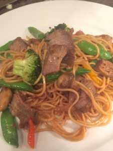 Stir-Fry Beef and Japanese Noodles