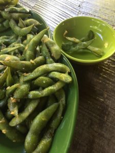 Edamame with Garlic and Soy