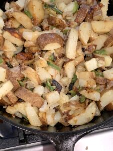 American Fried Potatoes with Onions