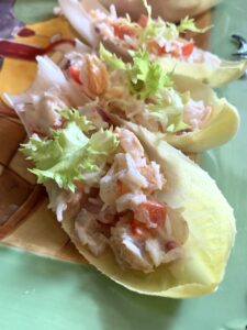 Crab and Shrimp Endive Appetizer