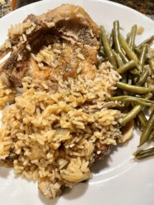 Chops and Rice — Quick and Easy